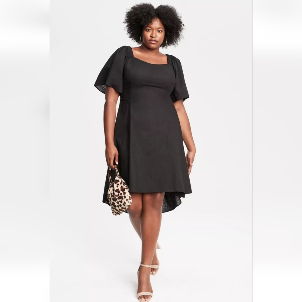 Maree Pour Toi Square Neck High Low Dress Size 24